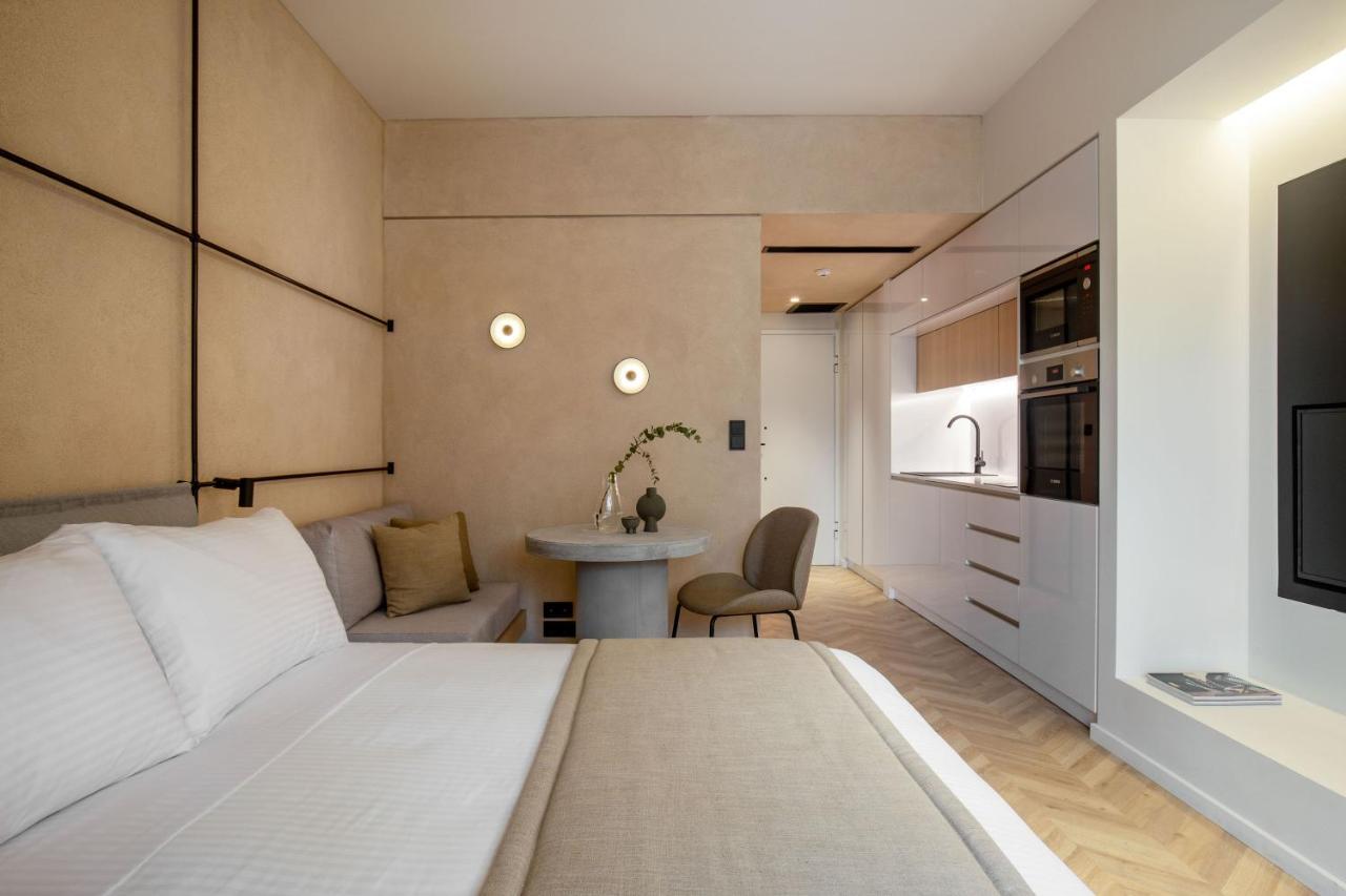 The Newel Psychiko Hotel Athena Bagian luar foto A room at the hotel