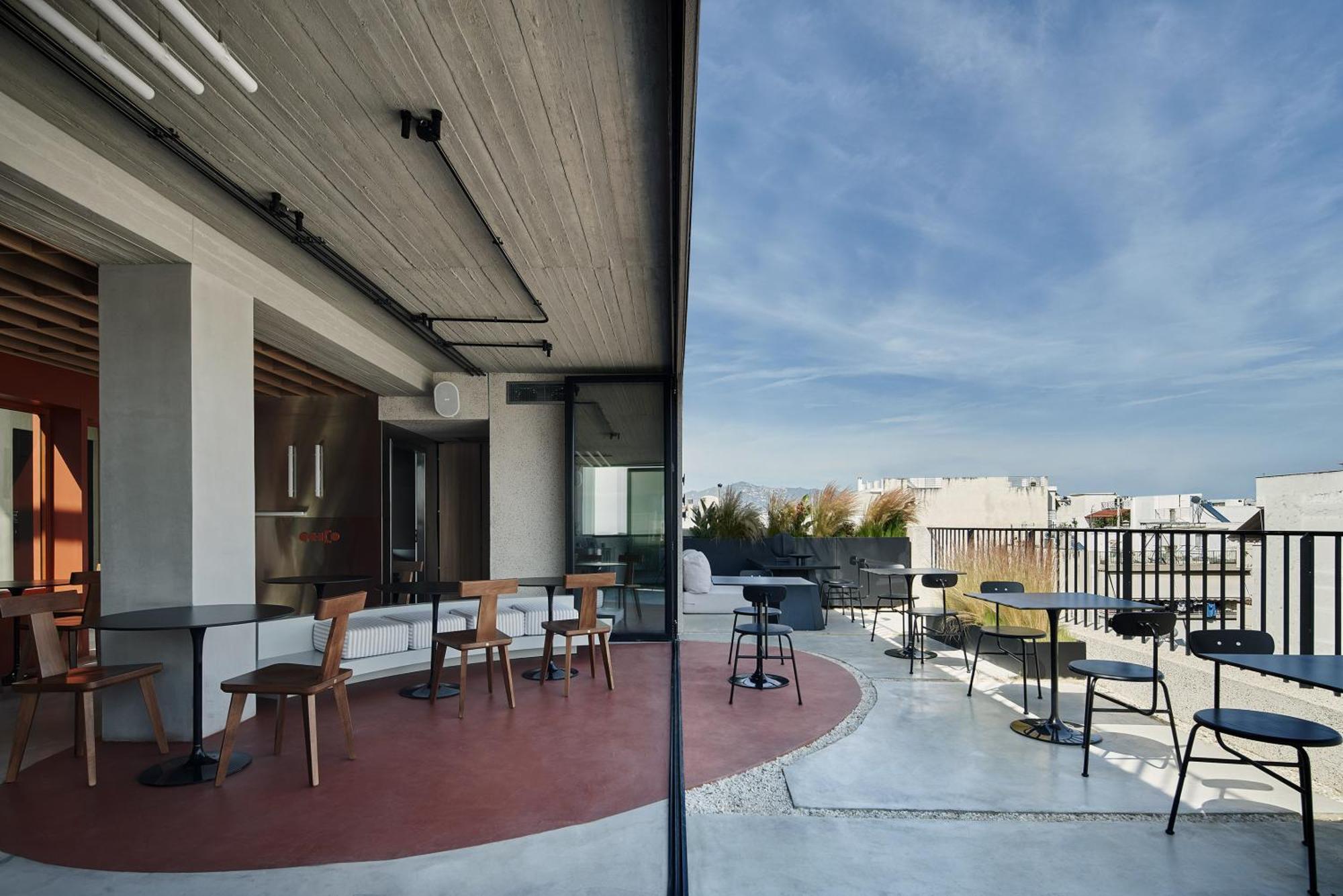 The Newel Psychiko Hotel Athena Bagian luar foto The rooftop of the building
