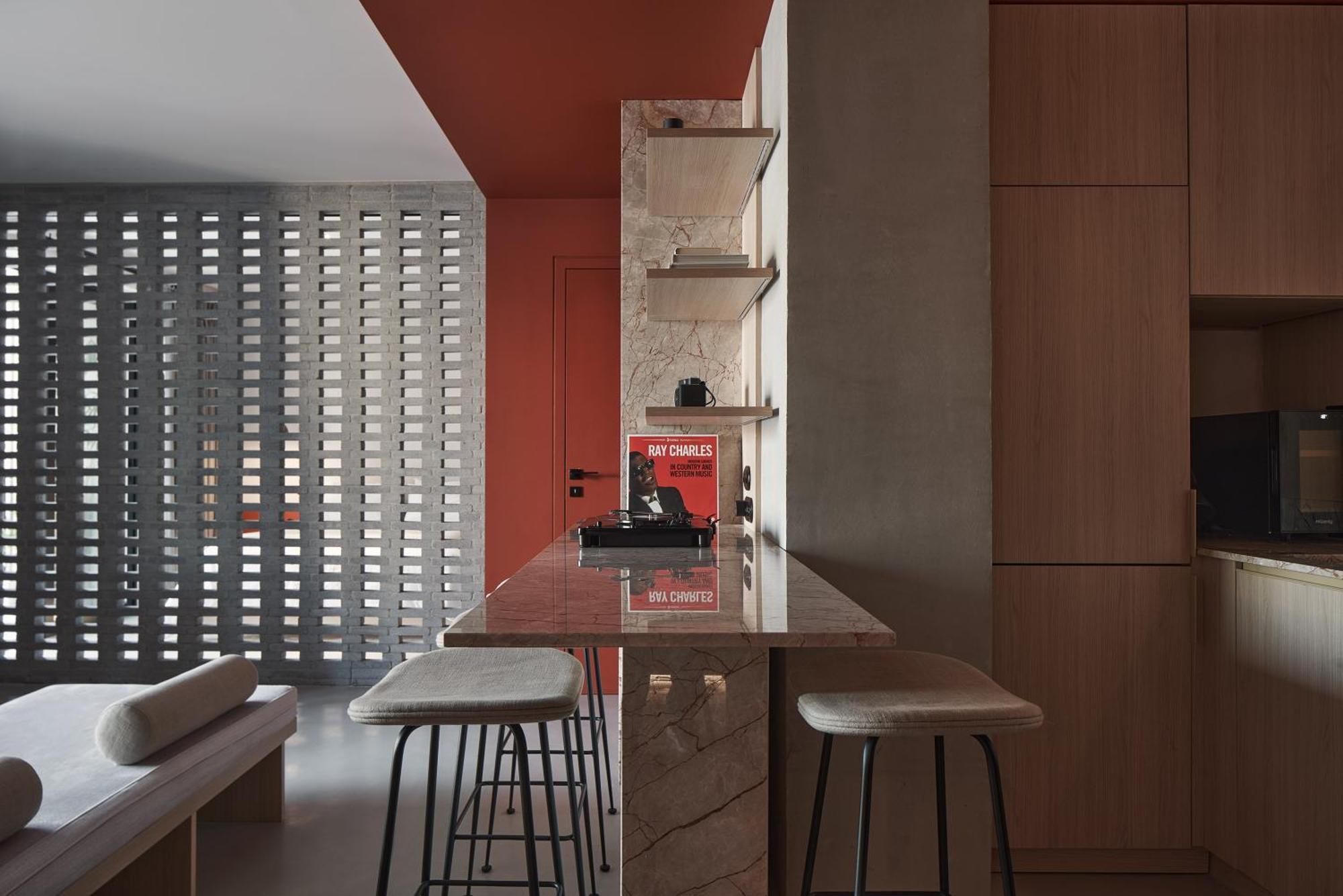 The Newel Psychiko Hotel Athena Bagian luar foto 3D rendering of a kitchen