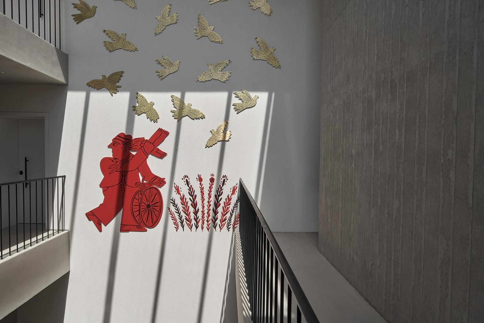 The Newel Psychiko Hotel Athena Bagian luar foto The staircase